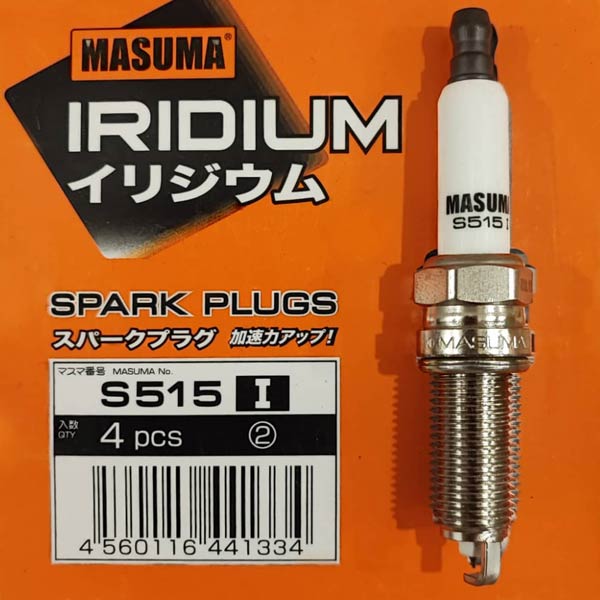 شمع موتور پراید 141 انژکتوری SL یورو 4 ایریدیوم ماسوما Masuma S515I