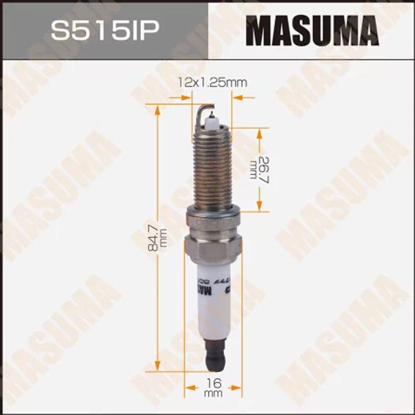 شمع موتور پراید 141 انژکتوری SL یورو 4 ایریدیوم ماسوما Masuma S515I
