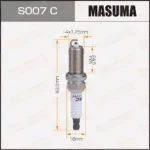 شمع موتور مزدا CX-5 موتور 2000 نیکل ماسوما Masuma S007C